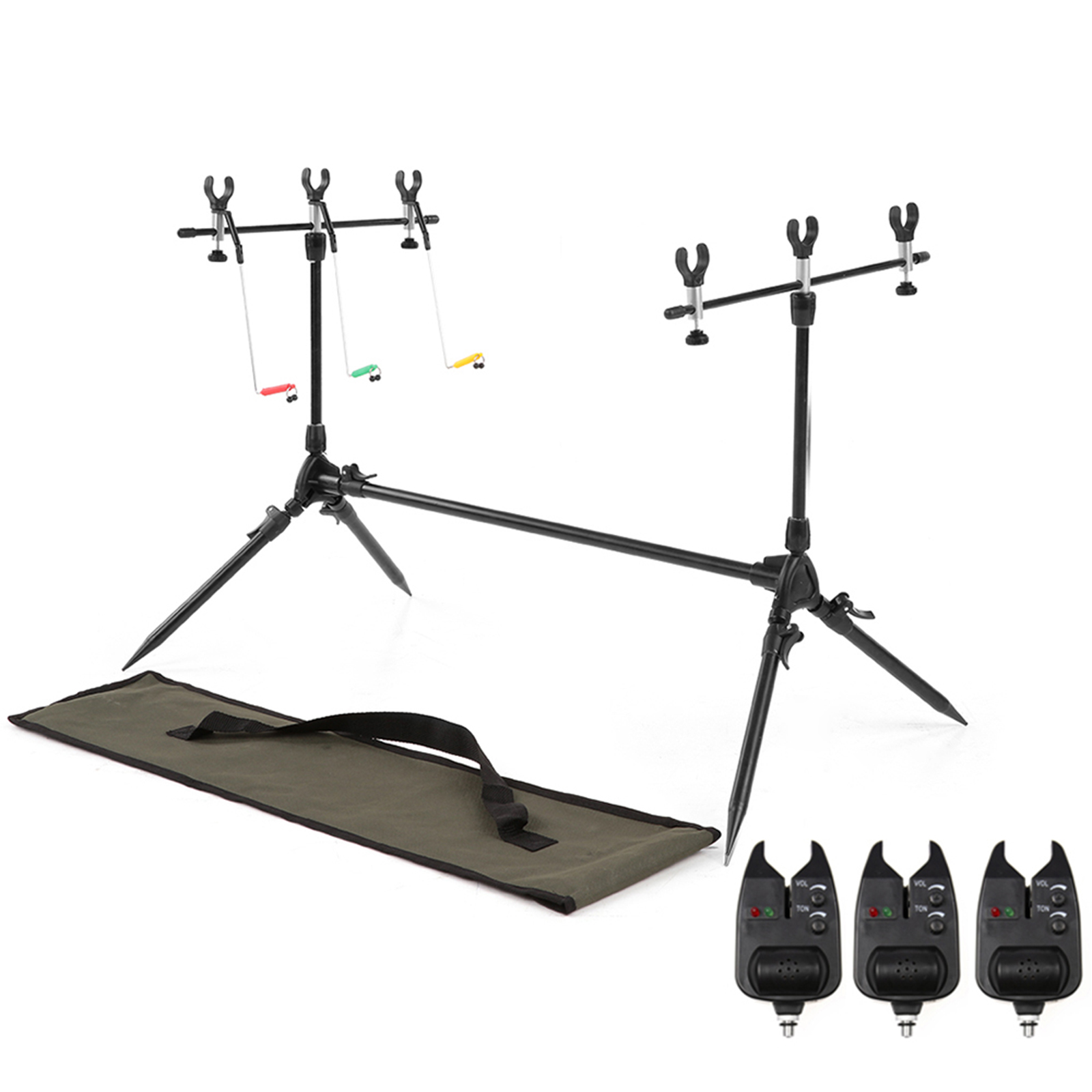 Bite Indicator - Lixada-Pesca Rod Pod Stand Holder, carpa
