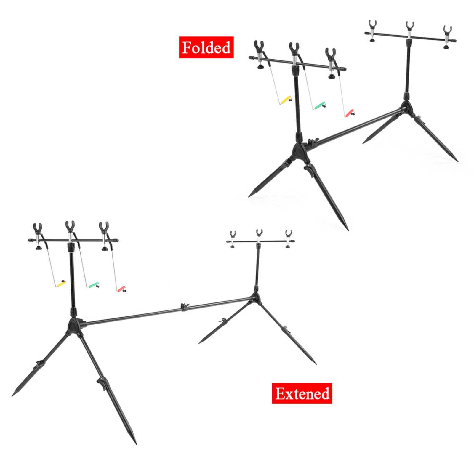 Lixada-Pesca Rod Pod Stand Hol - Bite Indicator avaliação e preço